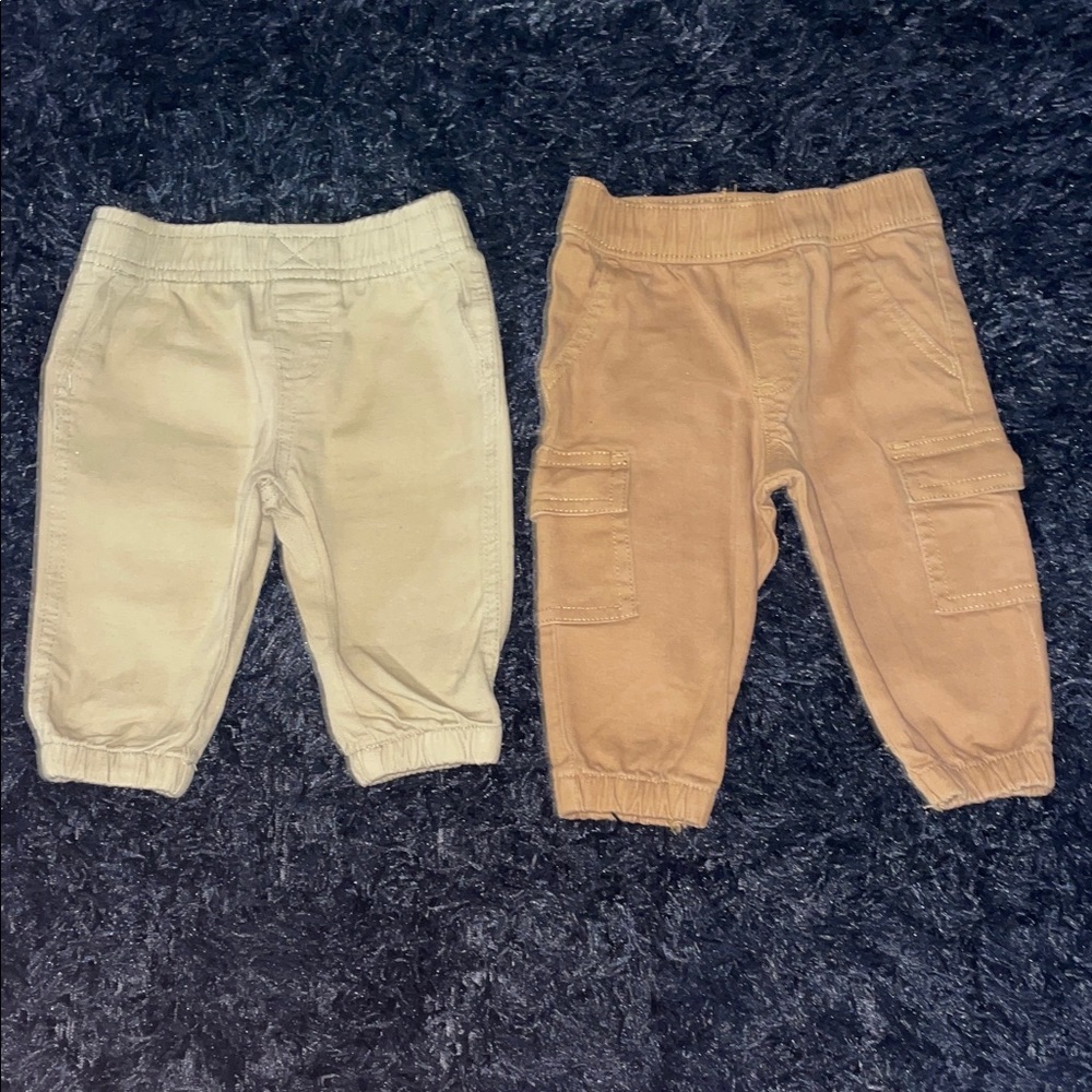 Wrangler Kids Sweatpants Set - Cream and Tan. 2 pants for $13 or one pant for $7